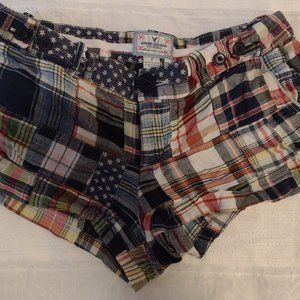 American Eagle Patchwork Shorts, size 2
